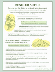 Colorado Right to a Healthy Environment Amendment guide