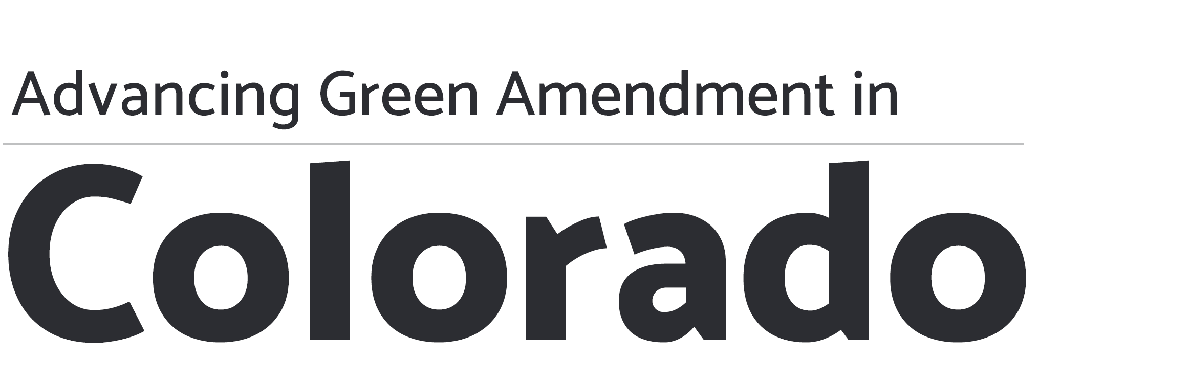Advancing in Colorado Green Amendments for the Generations